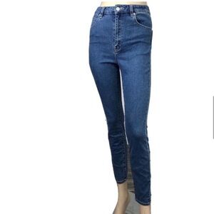 ROLLA’S Eastcoast Ankle high rise Super Skinny jeans blue